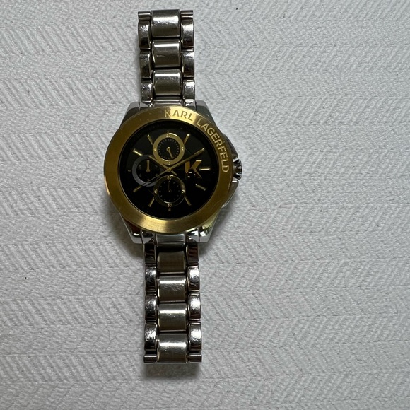 Black/Gold Karl Lagerfeld Watch - Picture 4 of 5